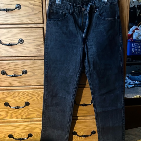 Levi’s 505 black jeans size 34x30 - Picture 1 of 5